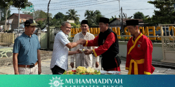 Meriah! PDM Bungo Hadiri Milad ke-62 Tapak Suci PIMDA 158 dengan Long March & Atraksi Bela Diri