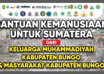 Pelepasan Bantuan Kemanusiaan untuk Korban Bencana di Sumatera Keluarga Besar Muhammadiyah dan Masyarakat Kabupaten Bungo