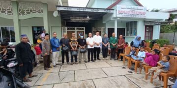 Bupati dan Wakil Bupati Bungo Hadir dalam kegiatan BANSOS 1 Muhammadiyah Kabupaten Bungo untuk Membantu Masyarakat Menjelang Ramadhan